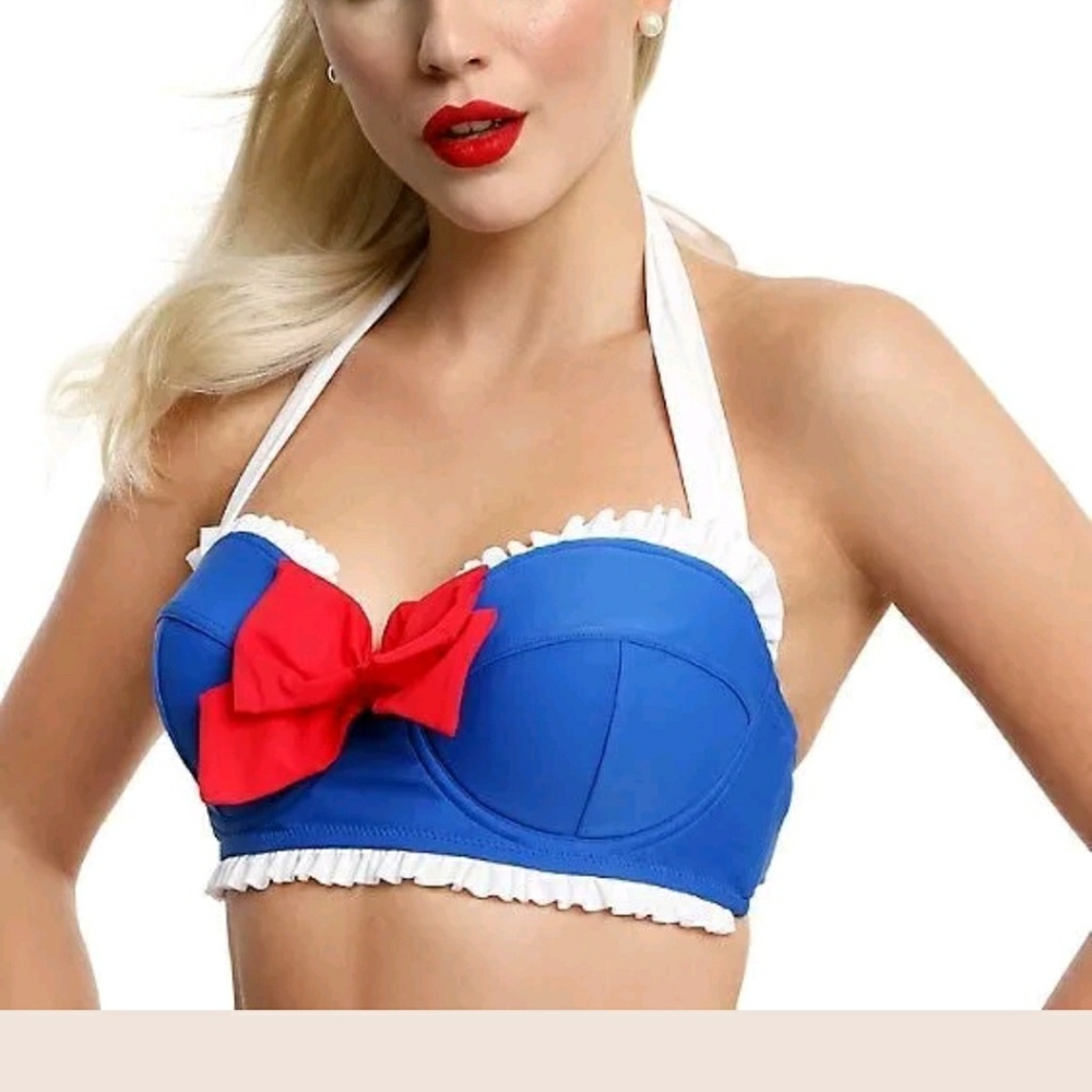New Hot Topic sailor bikini top